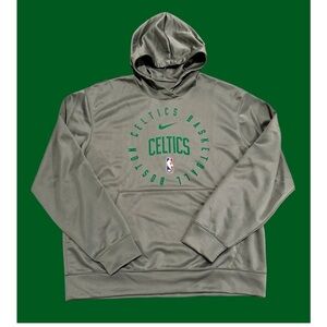 New Nike Gray Boston Celtics Hoodie